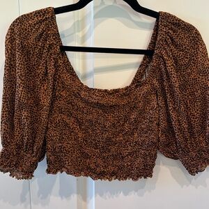 UO smocked crop top